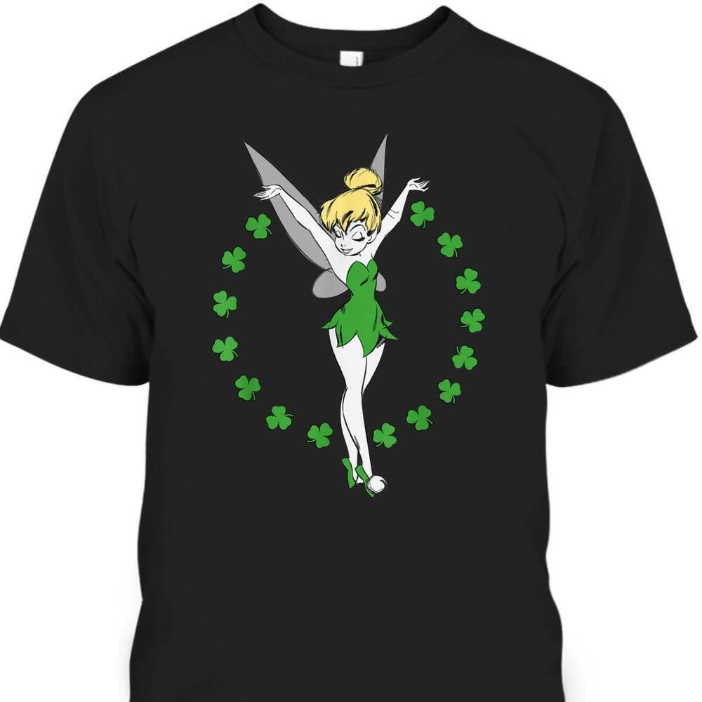 Disney Tinker Bell Ring Of Shamrocks St Patricks Day Tshirt